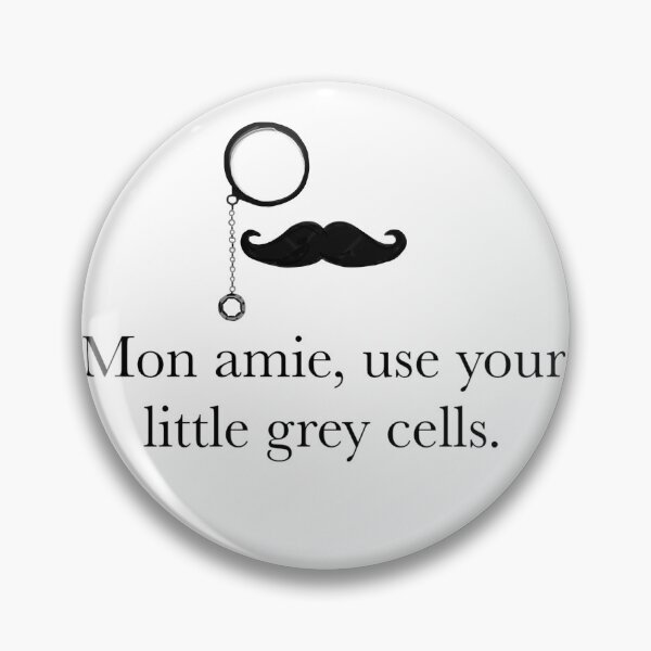 Item preview, Hercule Poirot designed and sold by FunandWhimsy.