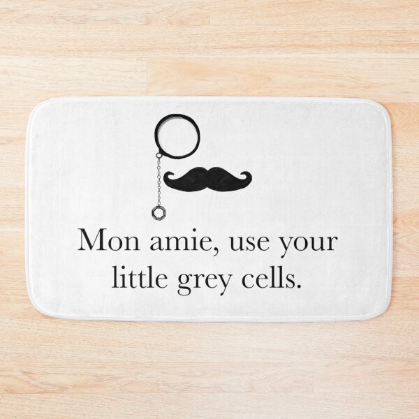 Item preview, Hercule Poirot designed and sold by FunandWhimsy.