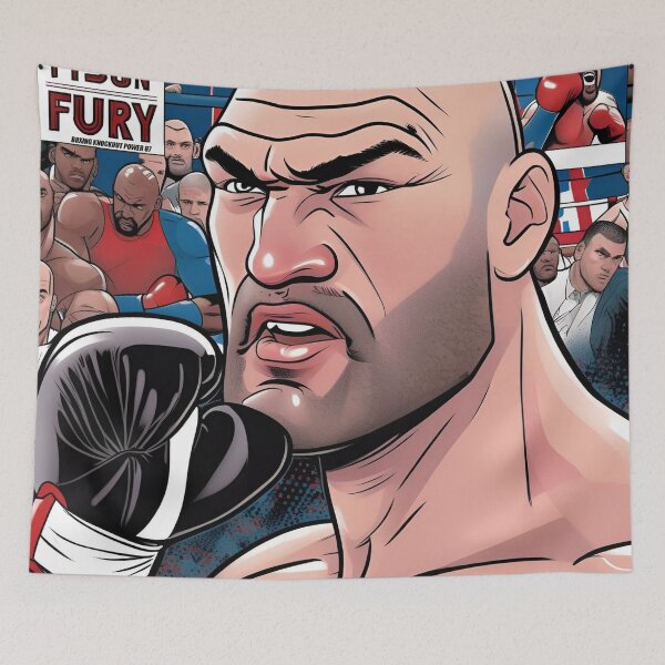 Item preview, Tyson Fury Knockouts Heavyweight Gypsy King designed and sold by sportsimpact.