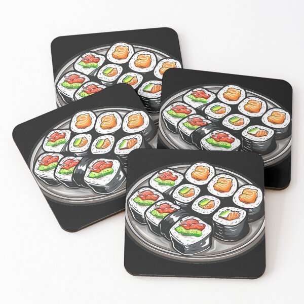 Item preview, Colorful Sushi Plate designed and sold by ArtbyAiGallery.