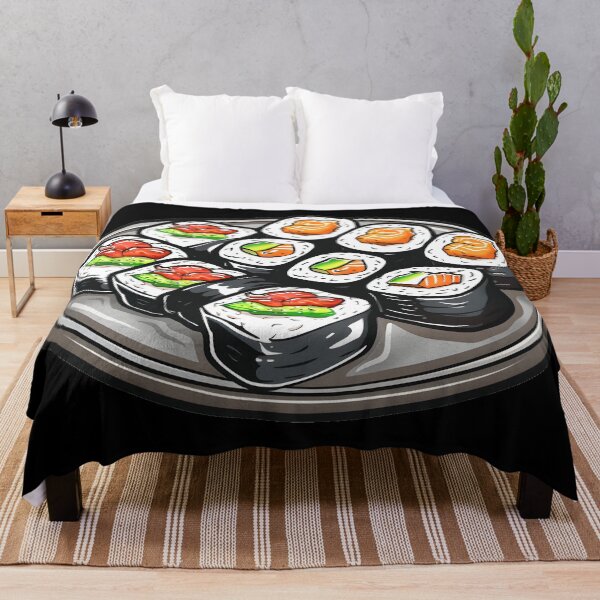 Item preview, Colorful Sushi Plate designed and sold by ArtbyAiGallery.