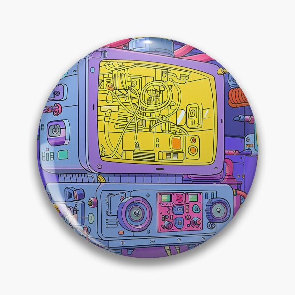 Item preview, Retro Computer Illustration designed and sold by nomiraclehere.