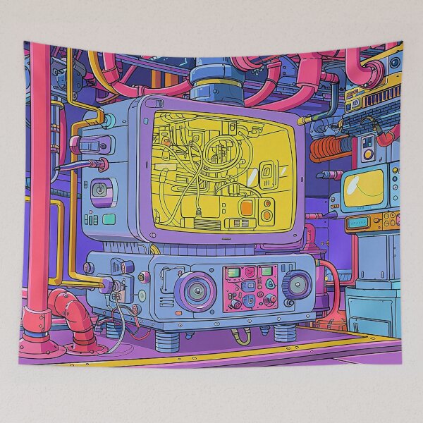 Item preview, Retro Computer Illustration designed and sold by nomiraclehere.