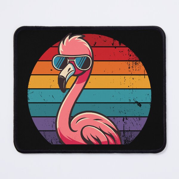 Item preview, Cool Retro Flamingo in Sunglasses 70s 80s 90s Funny Flamingo designed and sold by KsuAnn.