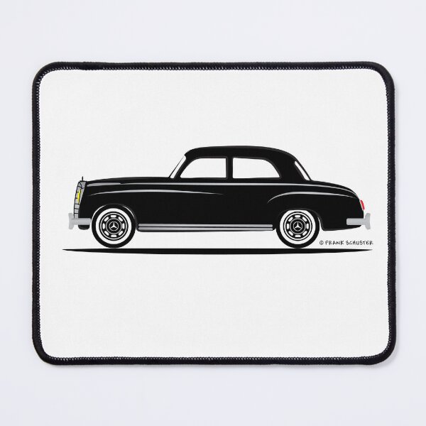 Artikelvorschau, Mercedes Benz Ponton W120 Limousine Schwarz auf Weiß entworfen und verkauft von Frank Schuster.