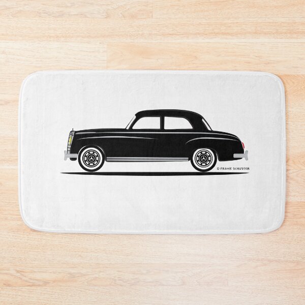 Item preview, Mercedes Benz Ponton W120 Sedan Black on White designed and sold by Frank Schuster.