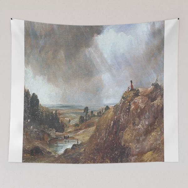 Item preview, Branch Hill Pond, Hampstead Heath, with a Boy Sitting on a Bank - 1825 - John Constable designed and sold by THASSON.