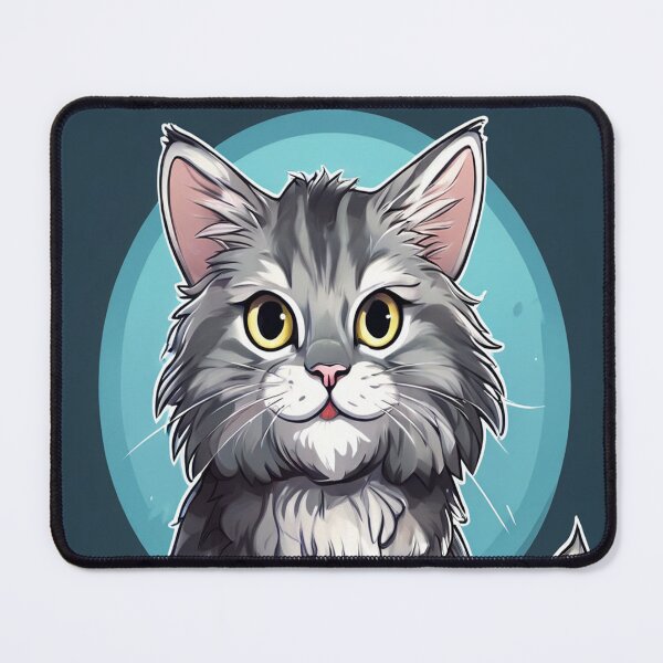 Item preview, Gray cat designed and sold by saly55887.