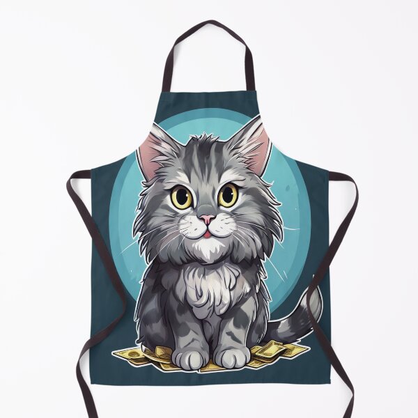 Item preview, Gray cat designed and sold by saly55887.