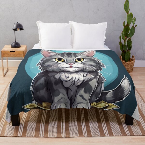 Item preview, Gray cat designed and sold by saly55887.
