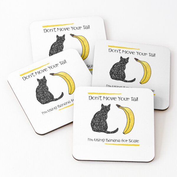 Item preview, Banana for scale - funny gifts for cat lovers designed and sold by alczar.