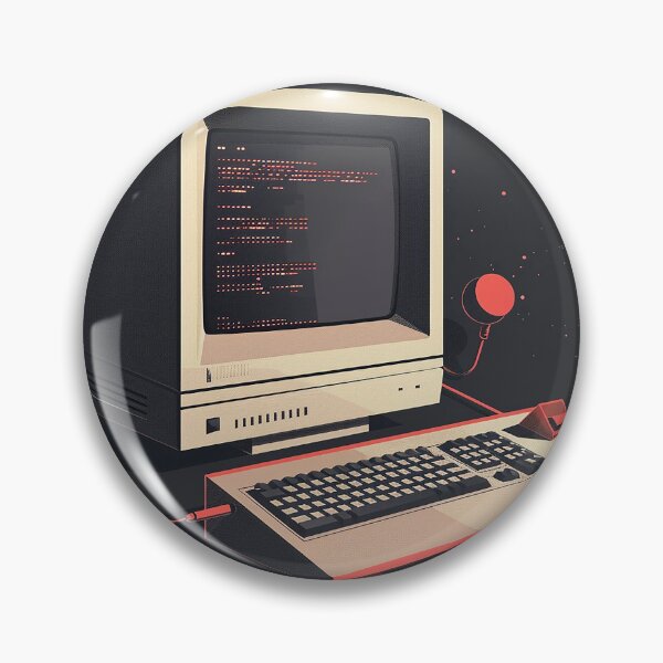 Item preview, Retro Computer Illustration designed and sold by nomiraclehere.