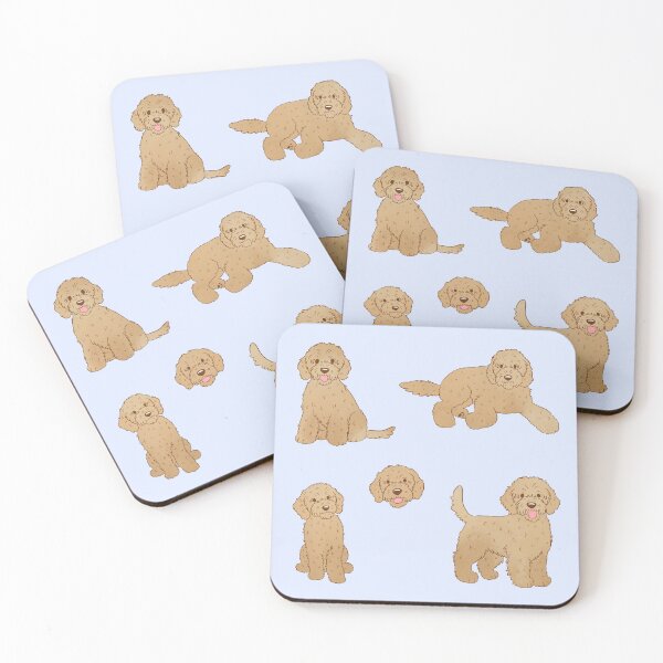 Item preview, Labradoodle dog art designed and sold by Yaragold.