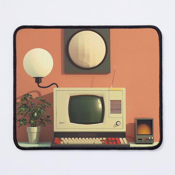 Item preview, Retro Computer Illustration designed and sold by nomiraclehere.