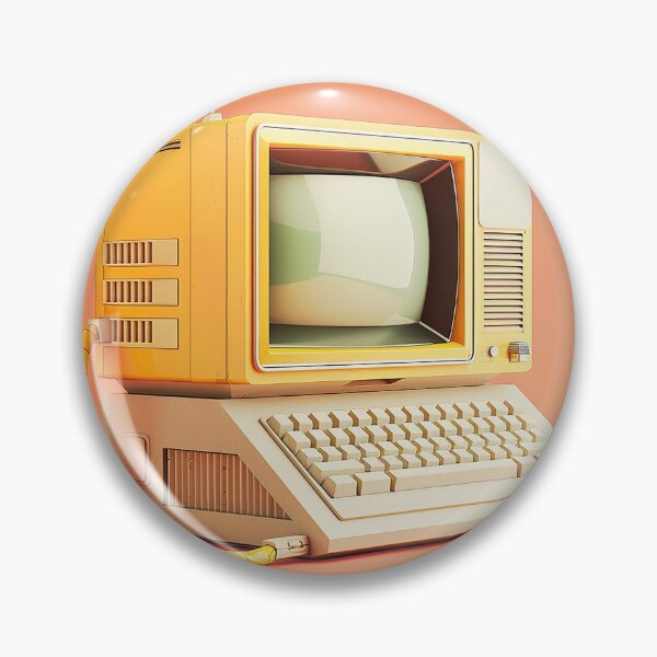 Item preview, Retro Computer Illustration designed and sold by nomiraclehere.