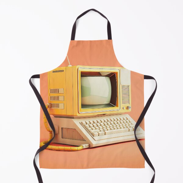 Item preview, Retro Computer Illustration designed and sold by nomiraclehere.