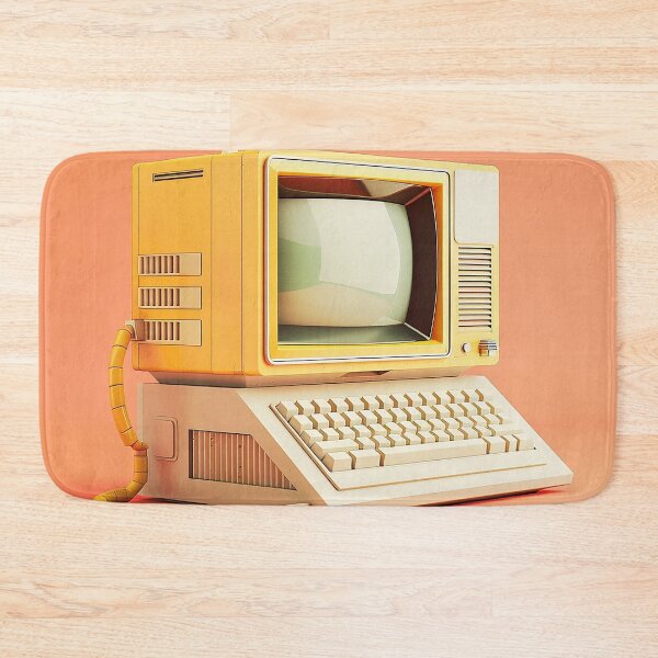 Item preview, Retro Computer Illustration designed and sold by nomiraclehere.
