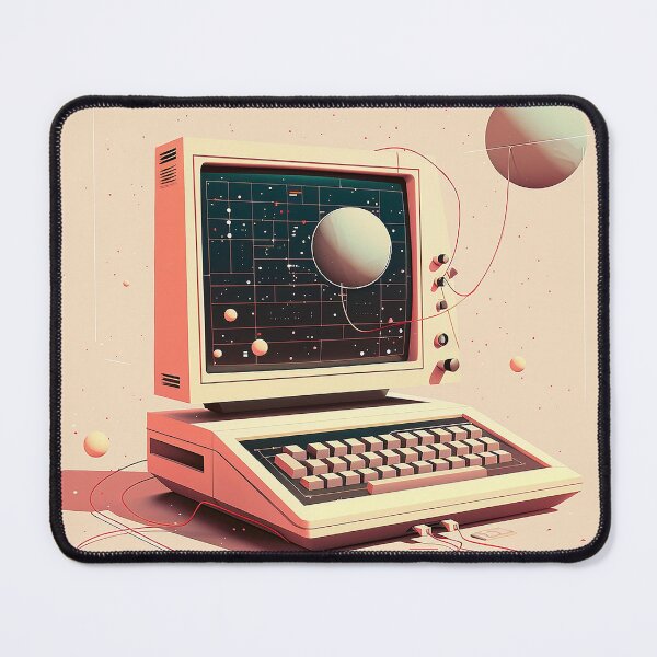 Item preview, Retro Computer Illustration designed and sold by nomiraclehere.