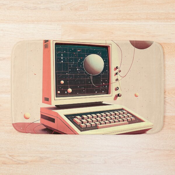 Item preview, Retro Computer Illustration designed and sold by nomiraclehere.