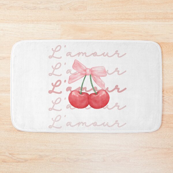 Item preview, Coquette Aesthetic French Slogan with pink bow cherries designed and sold by RahniNM.
