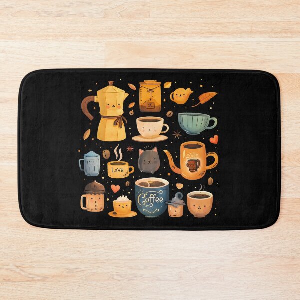 Item preview, Coffee and Cups Design designed and sold by ArtbyAiGallery.
