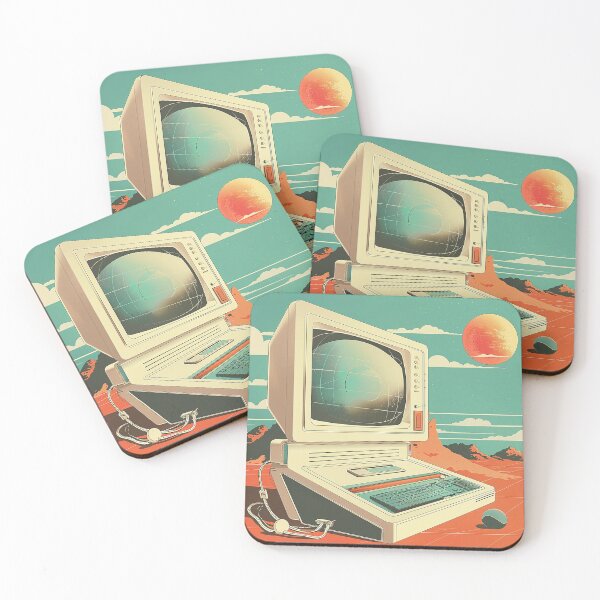 Item preview, Retro Computer Illustration designed and sold by nomiraclehere.