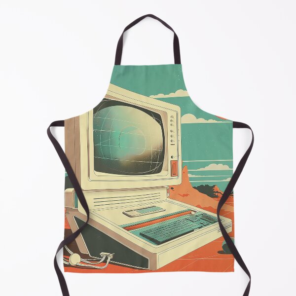 Item preview, Retro Computer Illustration designed and sold by nomiraclehere.