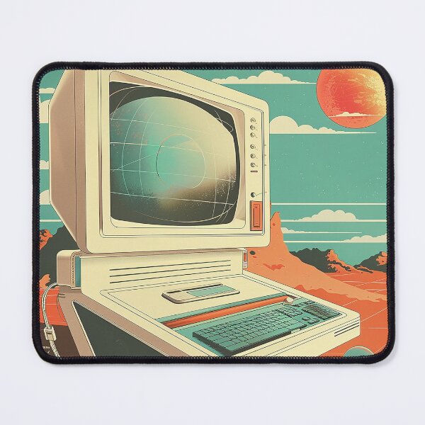 Item preview, Retro Computer Illustration designed and sold by nomiraclehere.