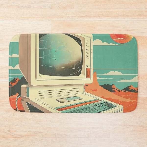 Item preview, Retro Computer Illustration designed and sold by nomiraclehere.