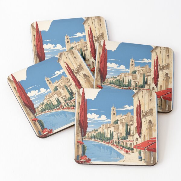Item preview, Avignon France Vintage Poster Tourism  designed and sold by TravelersGems.