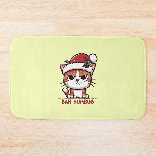 Item preview, Bah Humbug Cat designed and sold by Vkinsify.