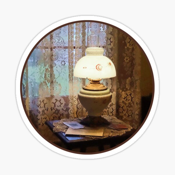 Item preview, Parlor With Hurricane Lamp designed and sold by Susan Savad.