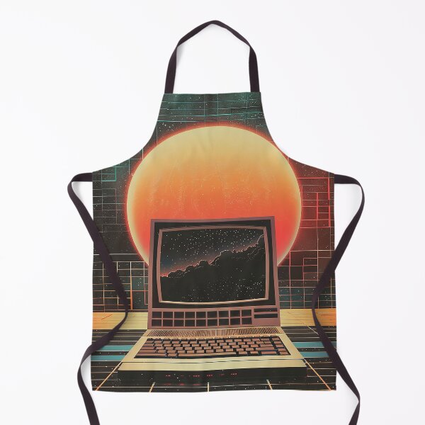 Item preview, Retro Computer Illustration designed and sold by nomiraclehere.