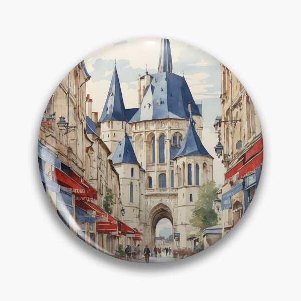 Item preview, Beauvais France Vintage Poster Tourism  designed and sold by TravelersGems.