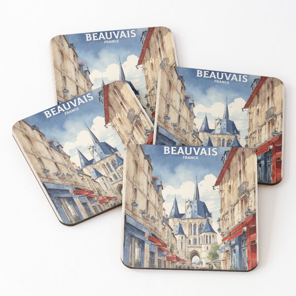 Item preview, Beauvais France Vintage Poster Tourism  designed and sold by TravelersGems.