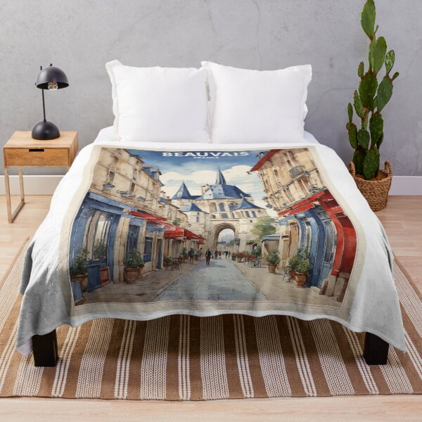 Item preview, Beauvais France Vintage Poster Tourism  designed and sold by TravelersGems.