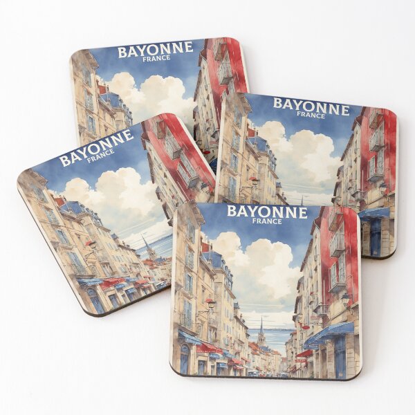 Item preview, Bayonne France Vintage Poster Tourism  designed and sold by TravelersGems.