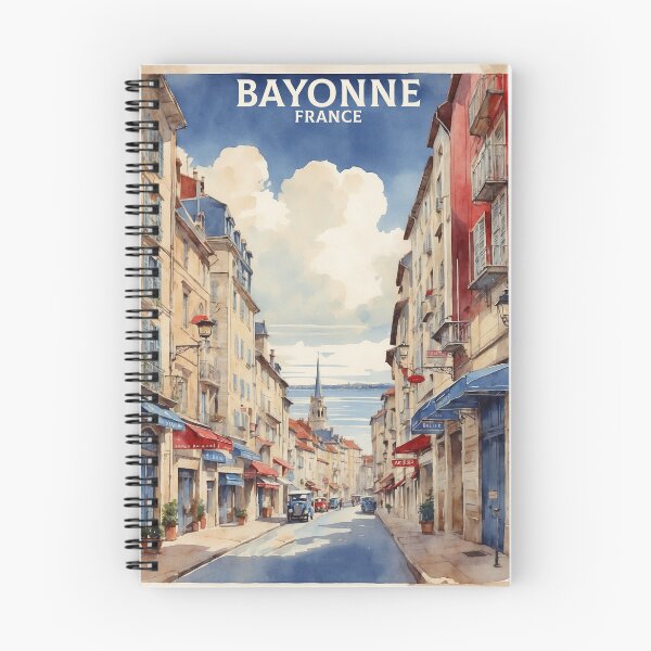 Item preview, Bayonne France Vintage Poster Tourism  designed and sold by TravelersGems.