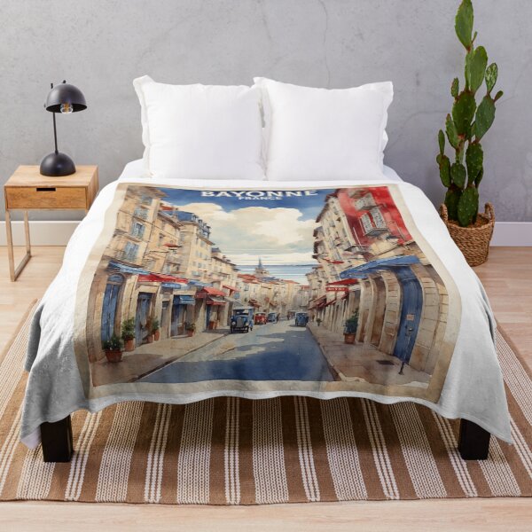 Item preview, Bayonne France Vintage Poster Tourism  designed and sold by TravelersGems.