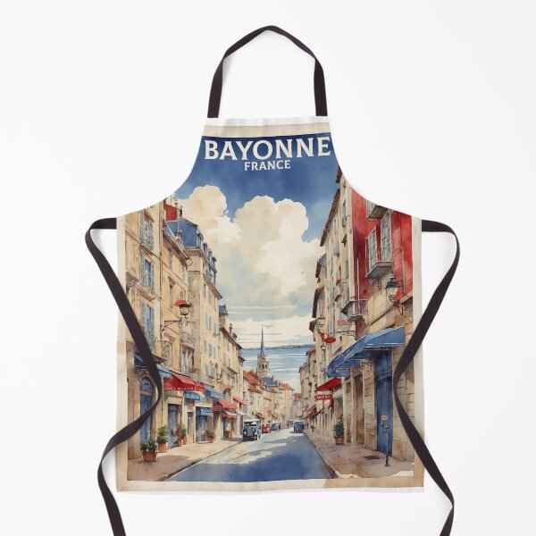 Item preview, Bayonne France Vintage Poster Tourism designed and sold by TravelersGems.