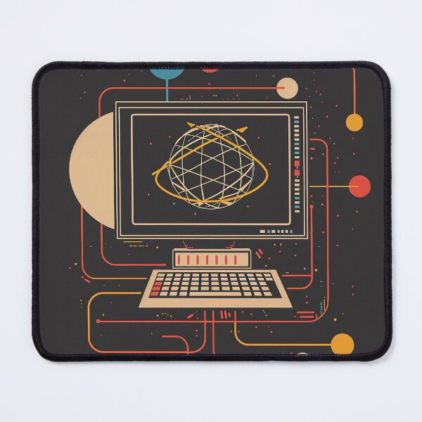 Item preview, Retro Computer Illustration designed and sold by nomiraclehere.
