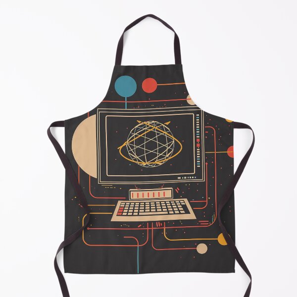 Item preview, Retro Computer Illustration designed and sold by nomiraclehere.