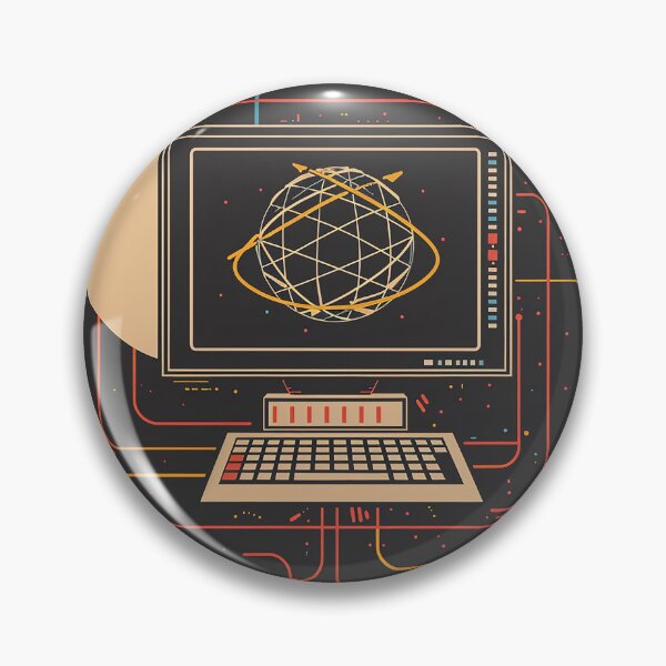 Item preview, Retro Computer Illustration designed and sold by nomiraclehere.