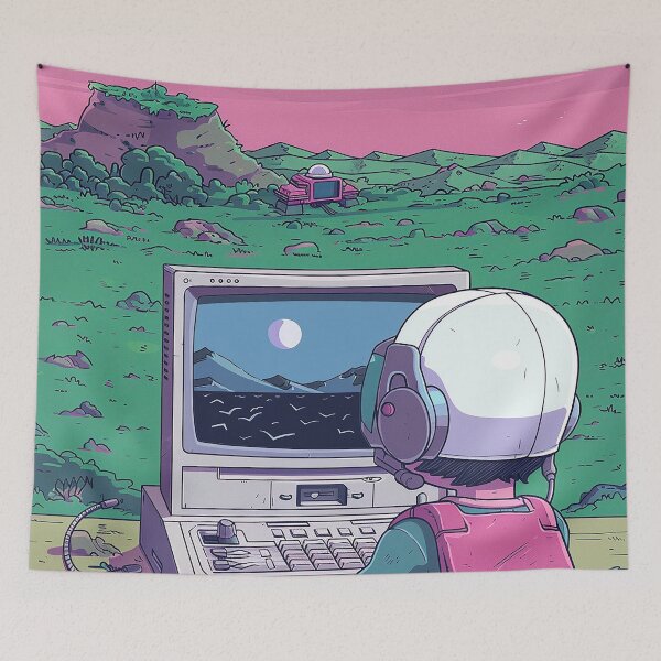 Item preview, Retro Computer Illustration designed and sold by nomiraclehere.