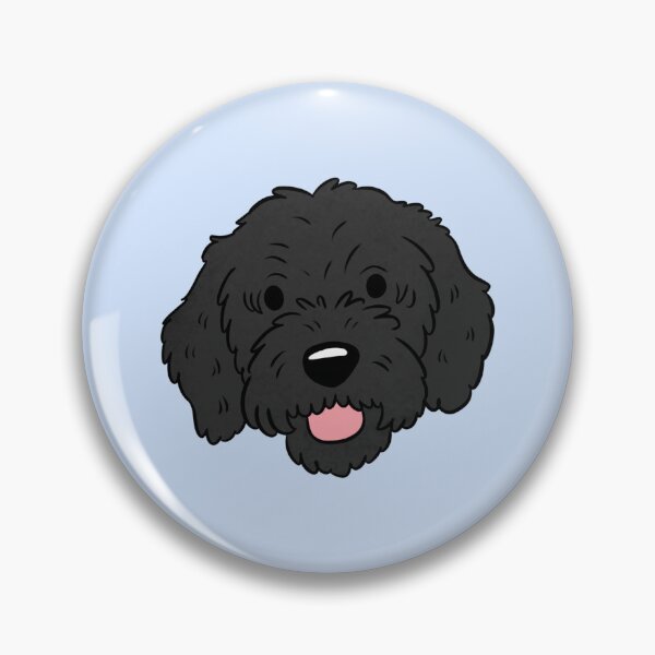 Item preview, Cara de perro Labradoodle negro designed and sold by Yaragold.