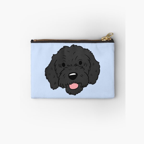 Aperçu de l'œuvre Visage de chien Labradoodle noir créée et vendue par Yaragold.