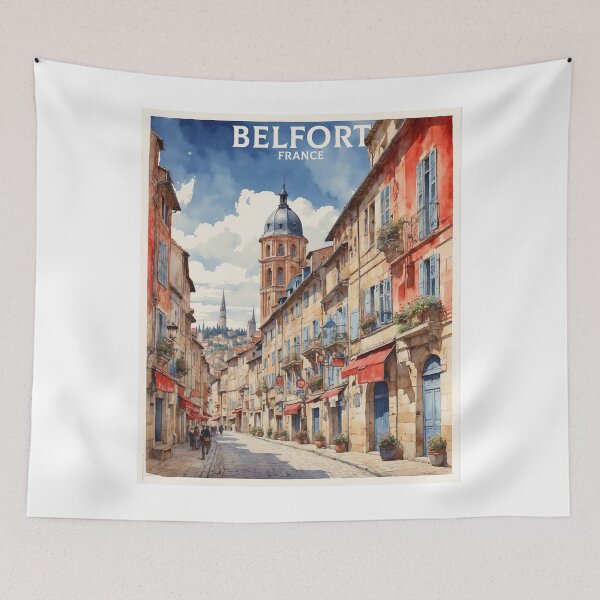 Item preview, Belfort France Vintage Poster Tourism  designed and sold by TravelersGems.