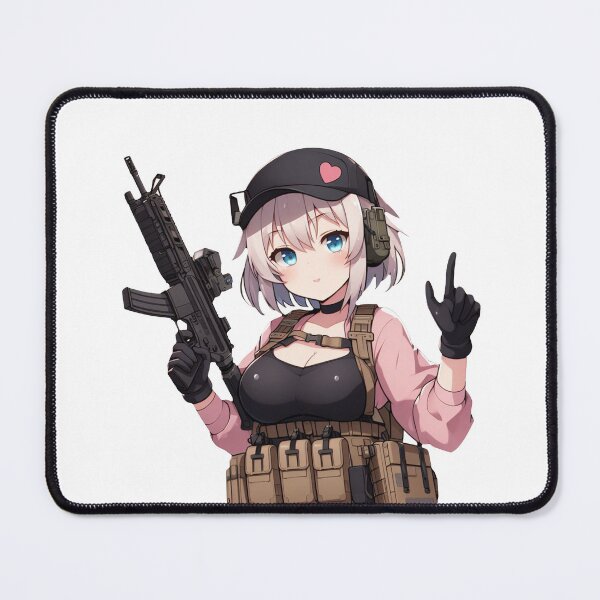 Item preview, Cute Anime gun girl army designed and sold by revsdesign.