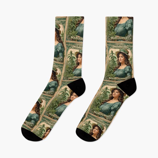 Item preview, Botanical medicine marijuana vintage designed and sold by GreenKingShop.