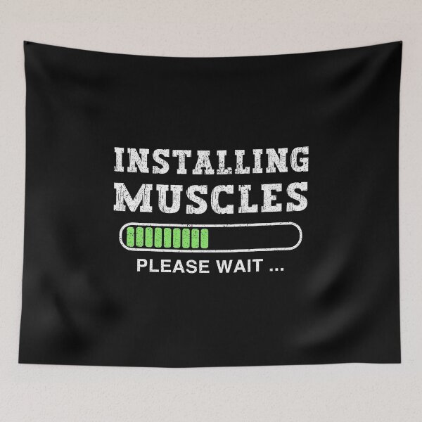 Item preview, Installing Muscles Please Wait designed and sold by franktact.
